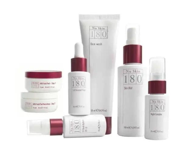 Nu Skin Antiaging System 180 Grad Serie - Das Set enthält das 180 Grad System (5teilig) + das Aha Peel und Neutralitzer - Beautyteam24